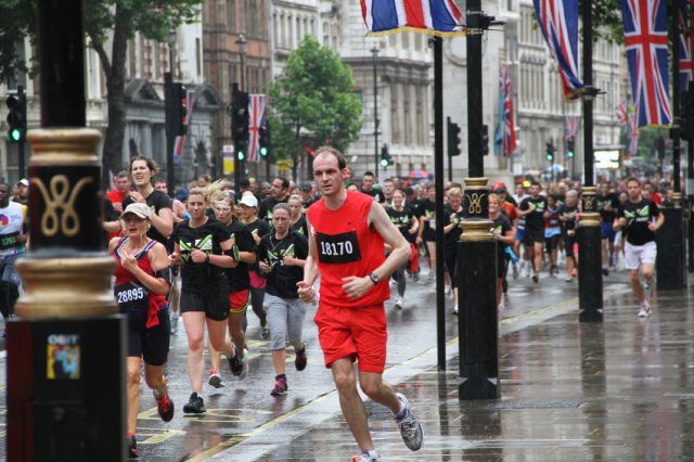 The Cost of an Average Property for Each Mile of the London Marathon