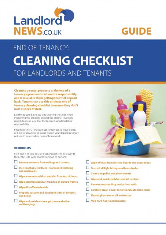 Cleaning Checklist Picture