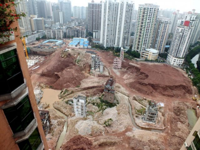 Construction site in Yangji