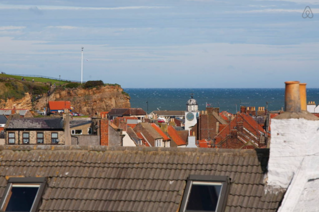 Look out over the spooky town of Whitby