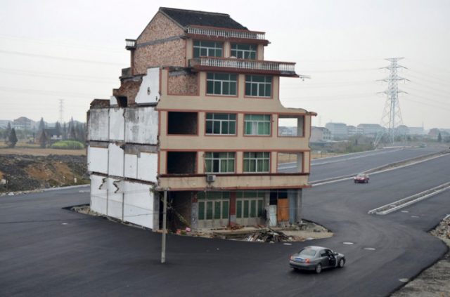 A Famous Nail House in Wenling